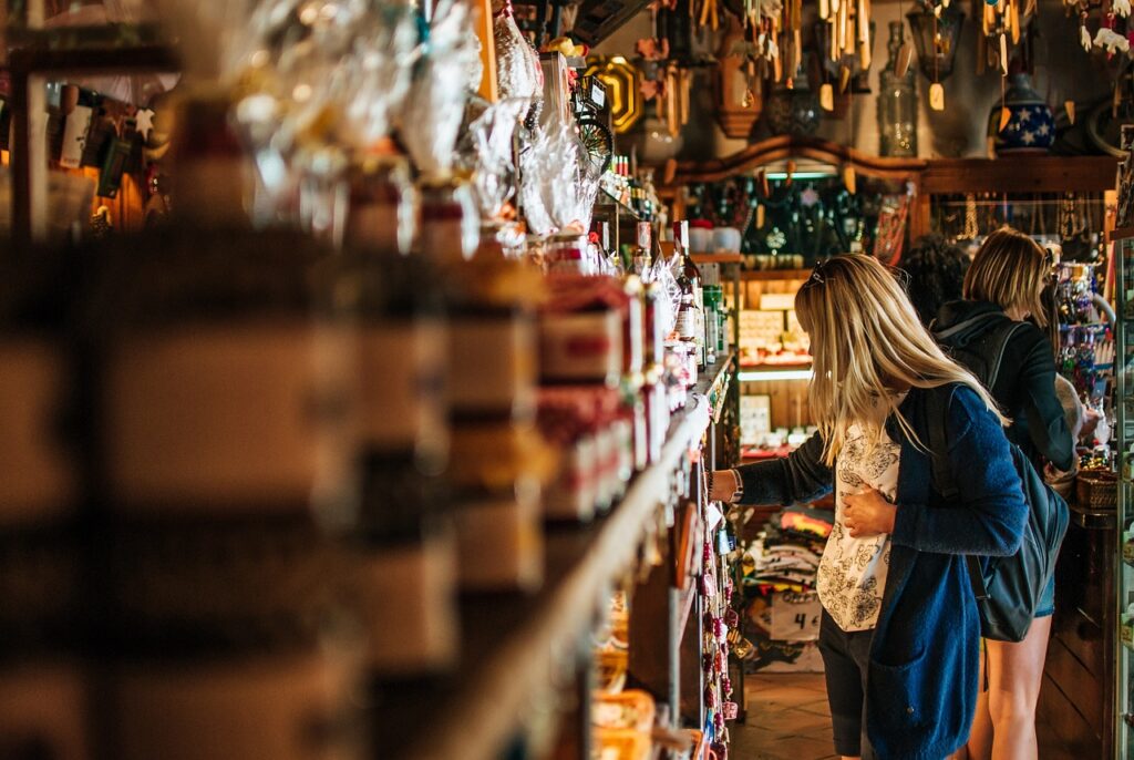 Une boutique de type épicerie fine